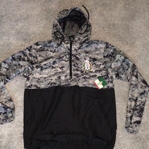 New Mexico National Soccer Team World Cup digital Camo camouflage hooded jacket